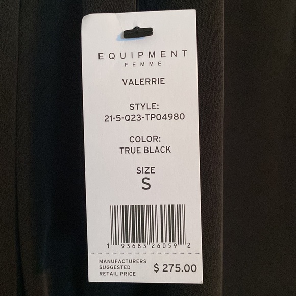 Equipment - Valerie Silk Shirt (Tags Still Attached) - Picture 5 of 5